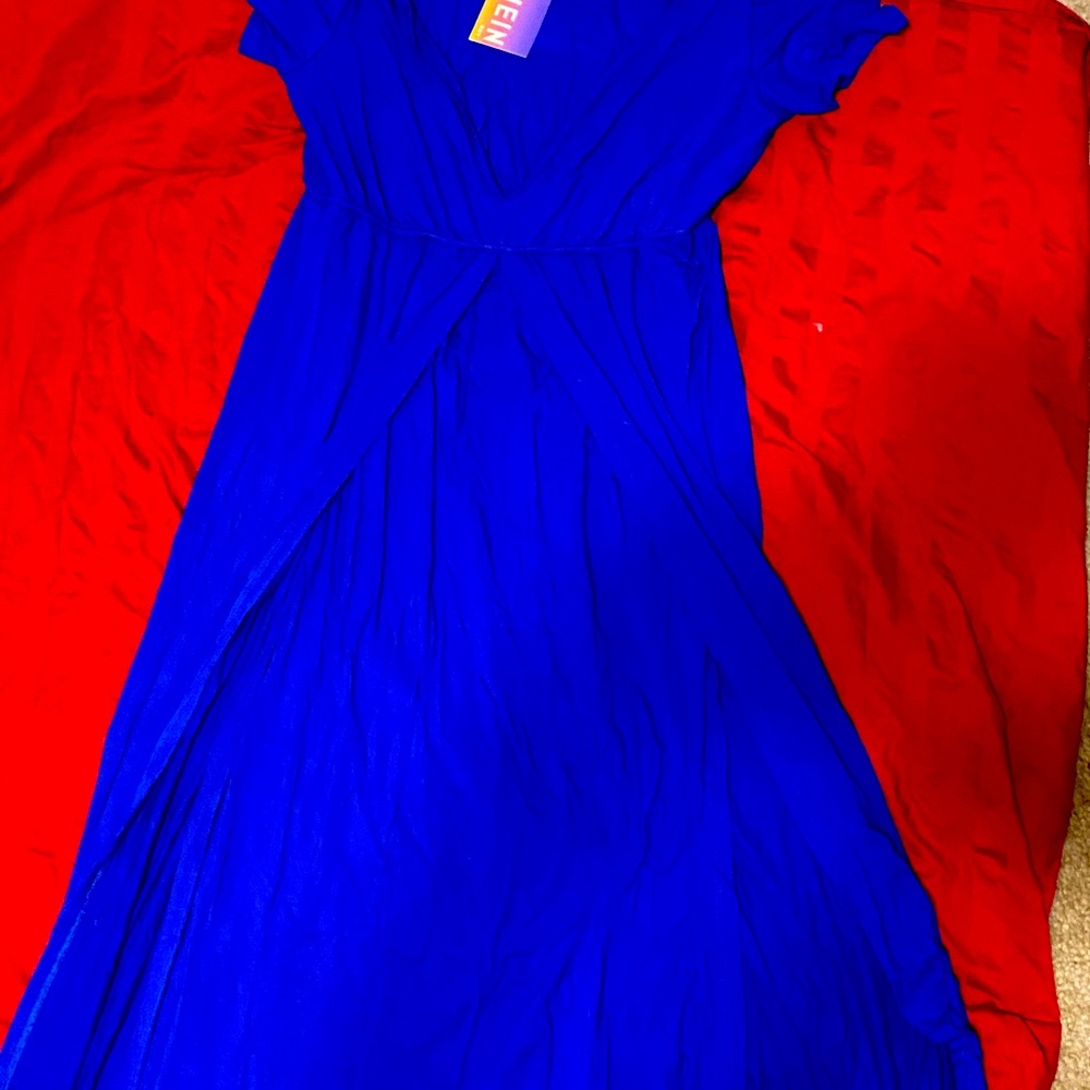 SHEIN Royal Blue Maxi Dress